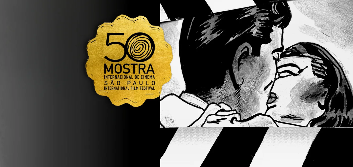 Banner oficial da 50ª Mostra Internacional de Cinema de São Paulo