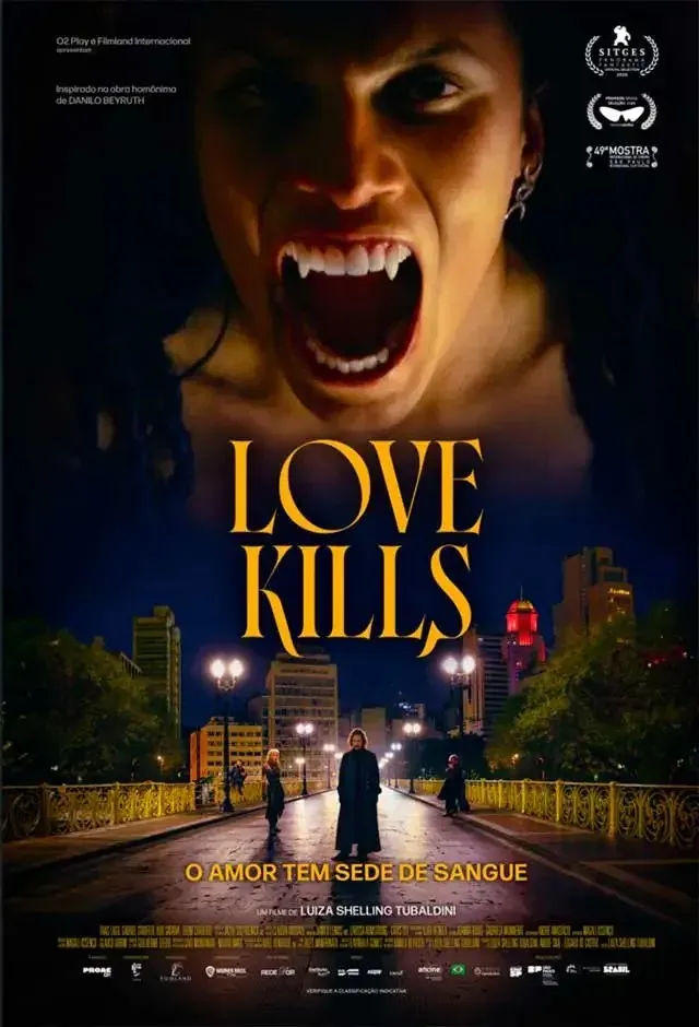 Cartaz oficial do filme Love Kills